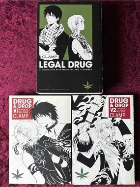 CLAMP Legal Drug, Drug & Drop Manga Set